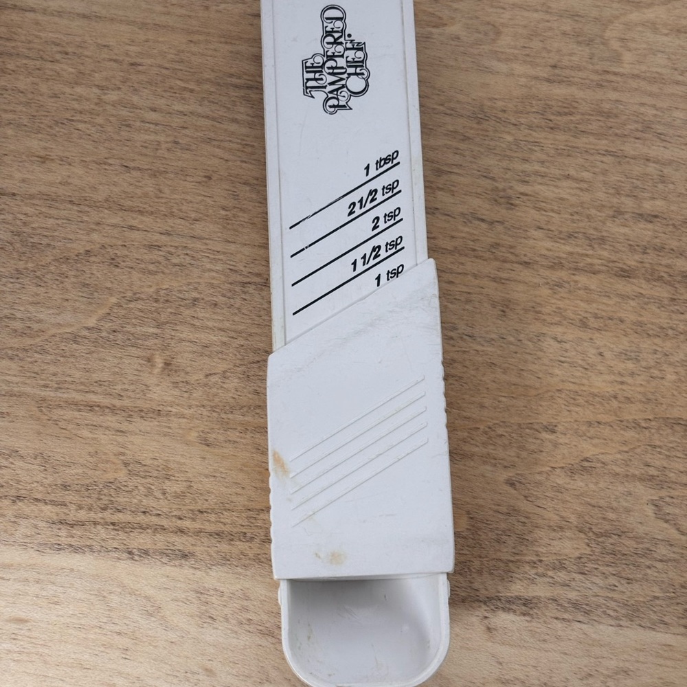 Vintage Pampered Chef Sliding Adjustable Measuring Tablespoon/Teaspoon